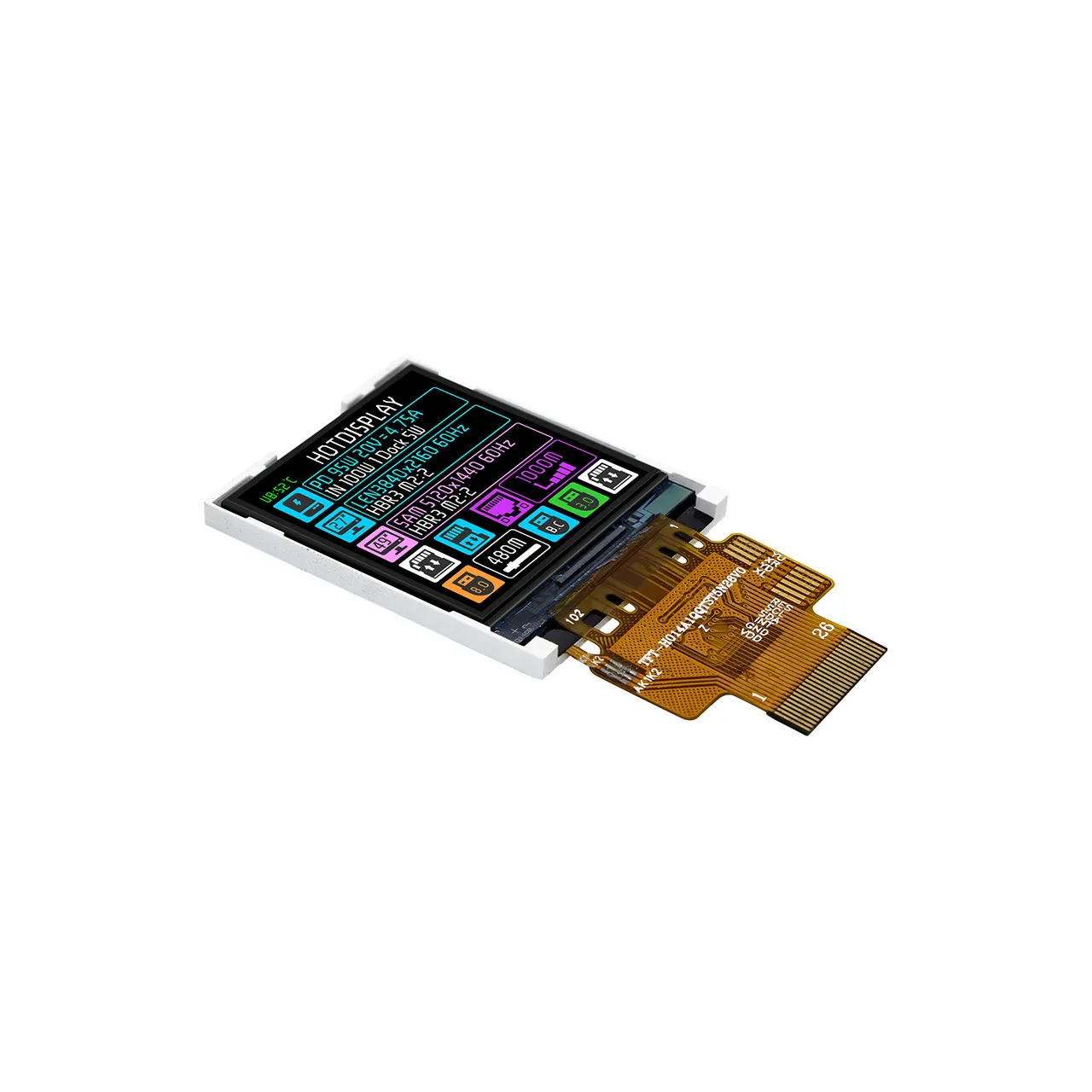 1.44 Inch TFT LCD Display Module