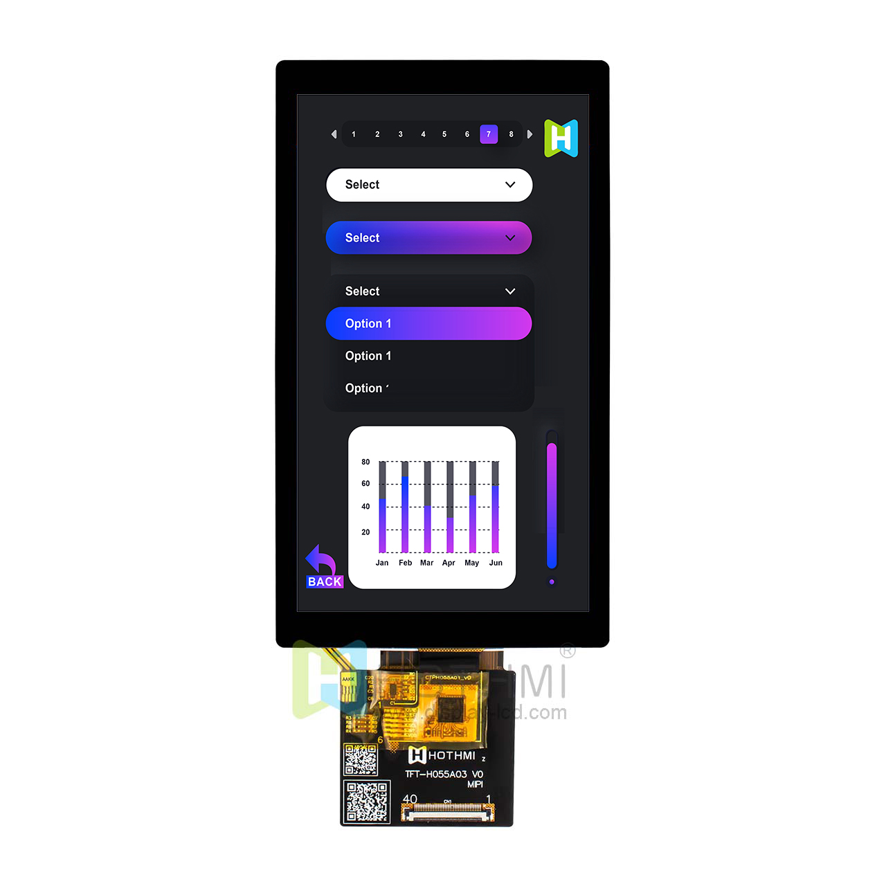 5.5 Inch TFT Display supplier