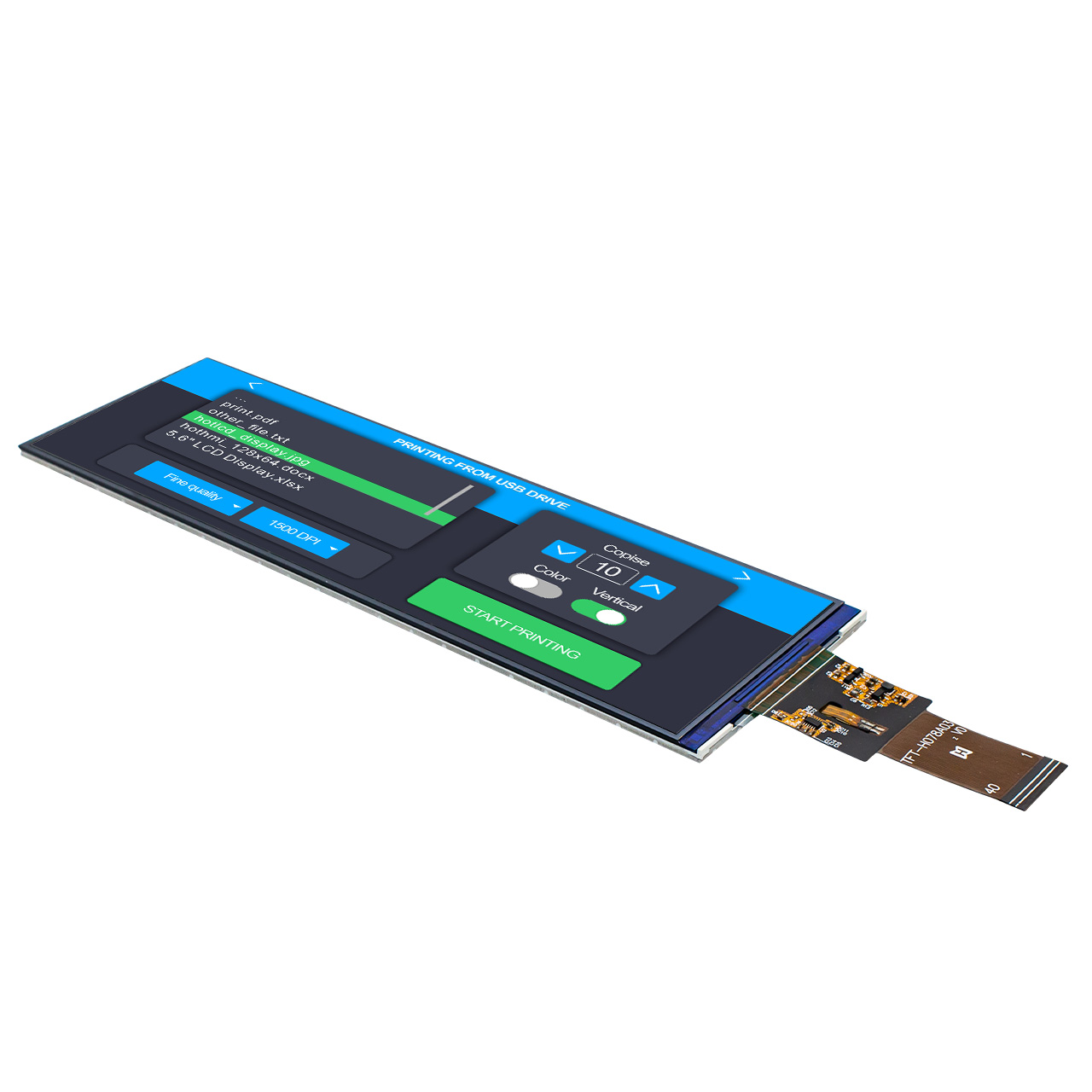 Types of 7.8 Inch TFT Display