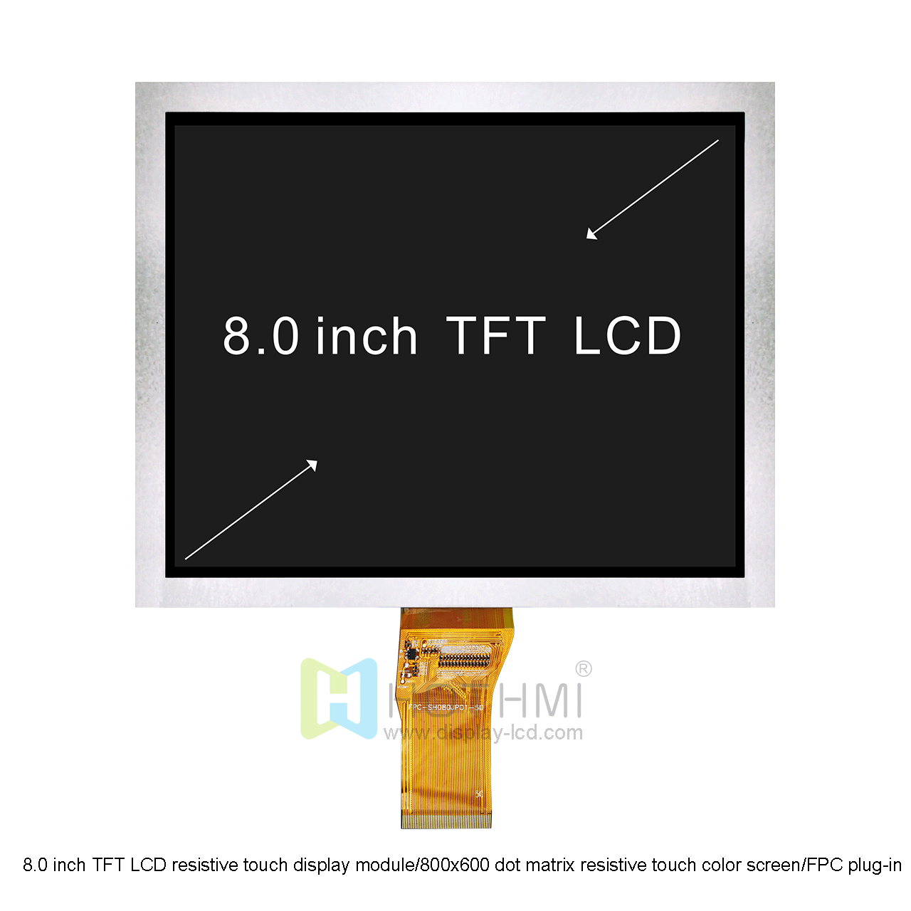 How Hotdisplay Provides the Right 8 Inch TFT LCD Solution