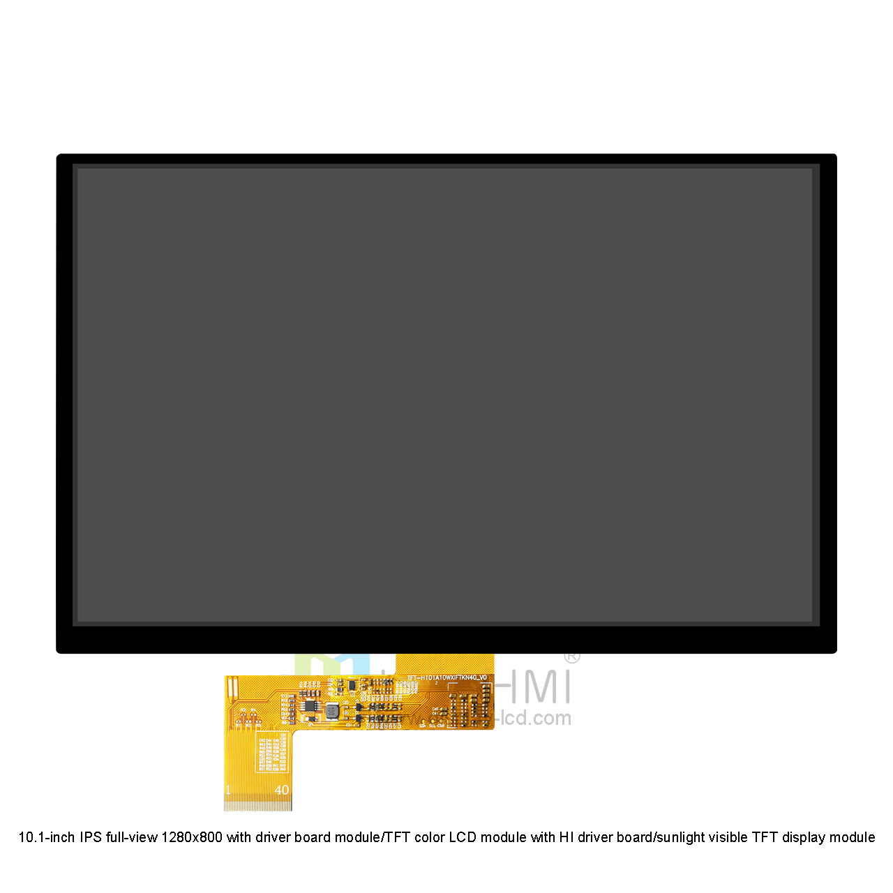 Specifications of 10.1 inch TFT LCD Display