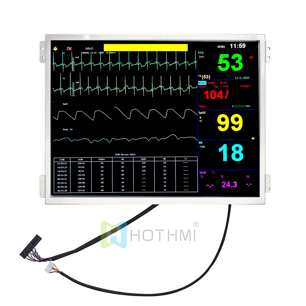 Features and specifications of 10.4 inch TFT LCD display