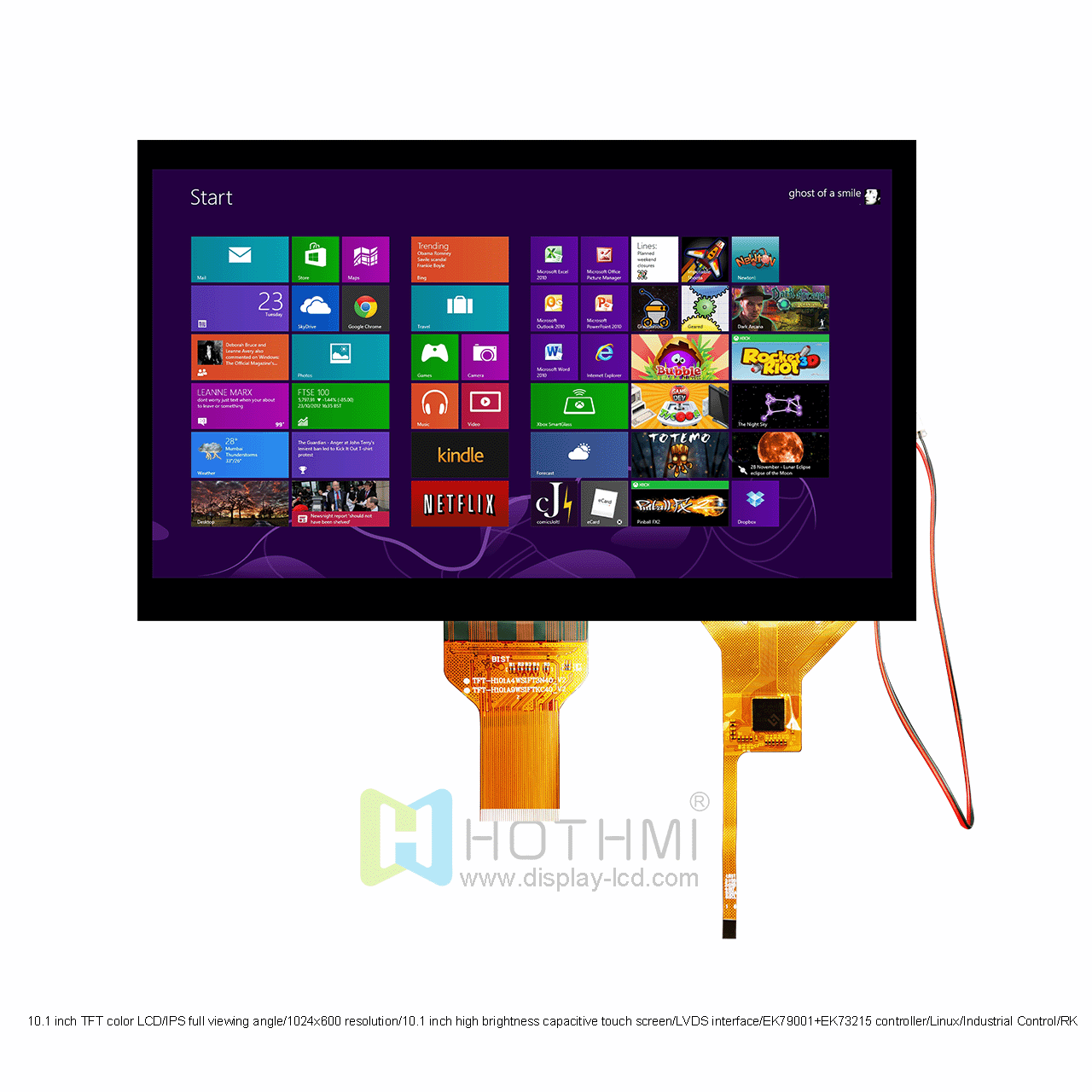 Four ways to connect the LCD to the driver motherboard