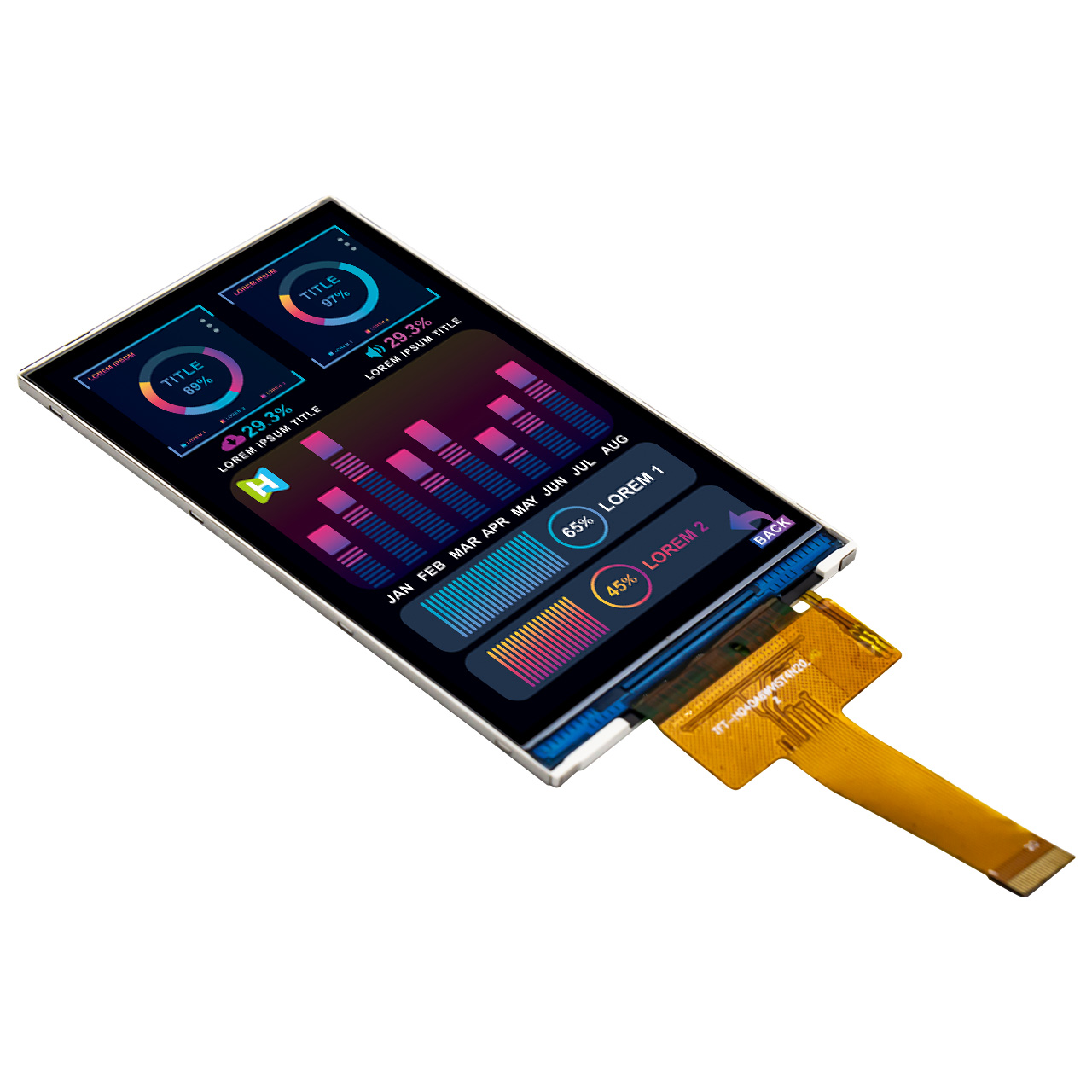 Custom High Brightness TFT LCD