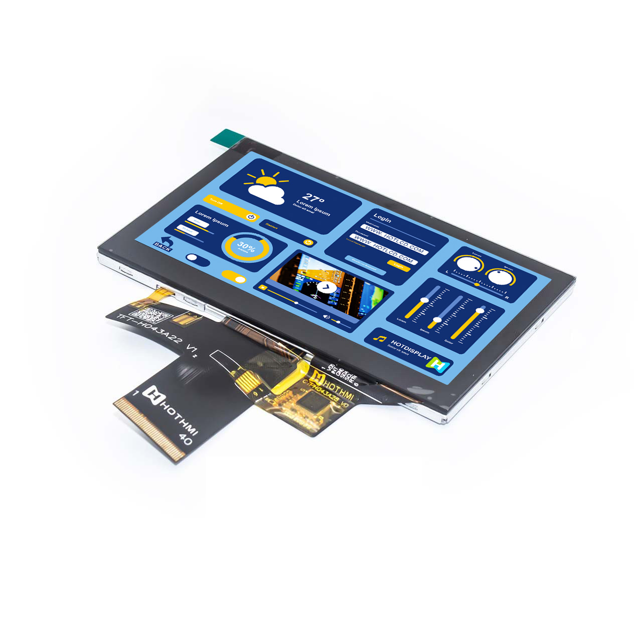 Capacitive TFT Touch Display